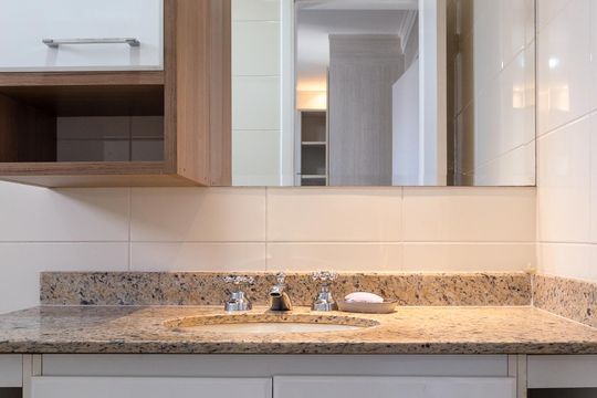 Banheiro da Suíte 1 de apartamento para alugar com 3 quartos, 153m² em Vila Progresso, Guarulhos