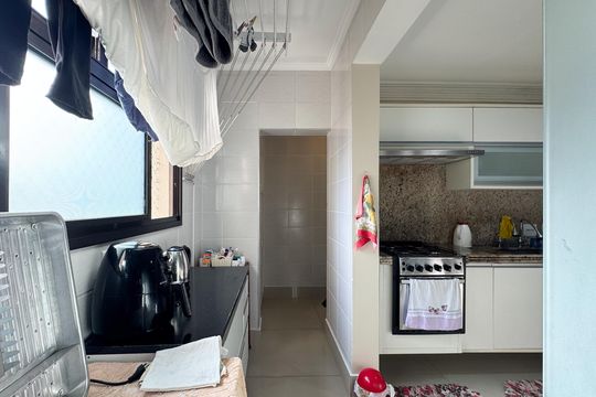 Área de Serviço de apartamento à venda com 3 quartos, 105m² em Baeta Neves, São Bernardo do Campo