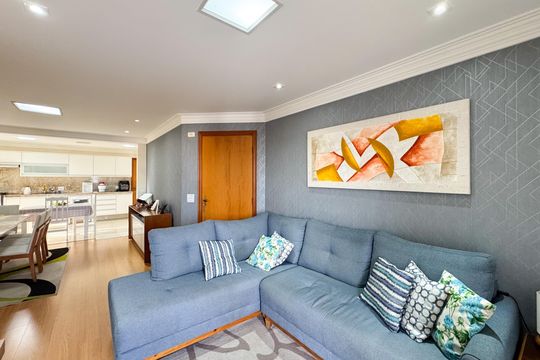Sala de apartamento à venda com 3 quartos, 105m² em Baeta Neves, São Bernardo do Campo