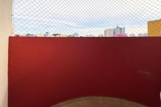 Sacada - Suíte  de apartamento à venda com 3 quartos, 105m² em Baeta Neves, São Bernardo do Campo