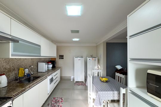 Cozinha  de apartamento à venda com 3 quartos, 105m² em Baeta Neves, São Bernardo do Campo