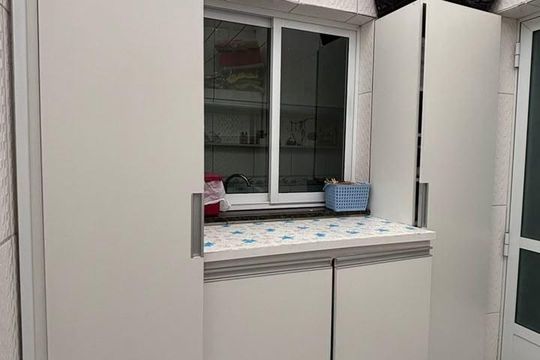Área de serviço de apartamento à venda com 2 quartos, 48m² em Vila Progresso, Santo André