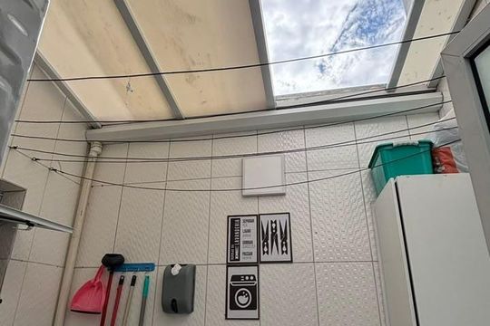 Área de serviço de apartamento à venda com 2 quartos, 48m² em Vila Progresso, Santo André