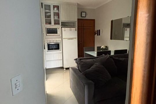 Sala de apartamento à venda com 2 quartos, 48m² em Vila Progresso, Santo André