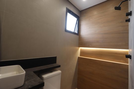 Banheiro da Suíte de apartamento à venda com 2 quartos, 64m² em Vila Prudente, São Paulo