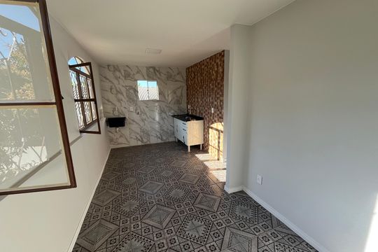 Sala/Cozinha de apartamento para alugar com 1 quarto, 30m² em Centro, Duque de Caxias
