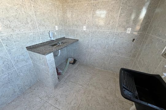 Cozinha e Área de Serviço de apartamento para alugar com 1 quarto, 30m² em Centro, Duque de Caxias