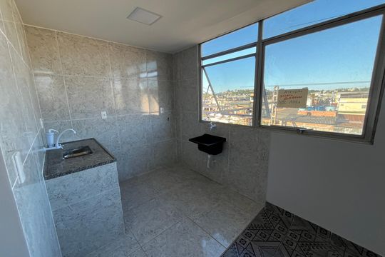 Cozinha e Área de Serviço de apartamento para alugar com 1 quarto, 30m² em Centro, Duque de Caxias