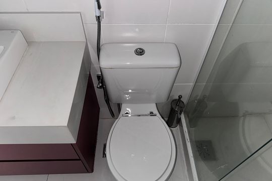 Banheiro Social de apartamento para alugar com 3 quartos, 148m² em Recreio dos Bandeirantes, Rio de Janeiro