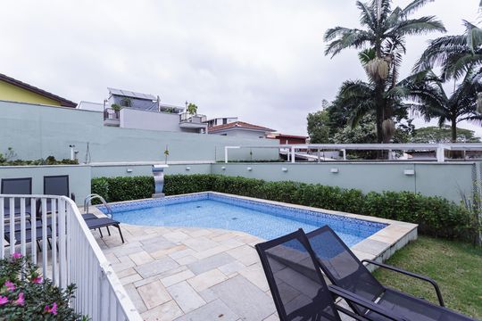 Área comum - Piscina de apartamento à venda com 2 quartos, 77m² em Indianópolis, São Paulo