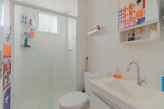 Banheiro de apartamento para alugar com 1 quarto, 36m² em Liberdade, São Paulo