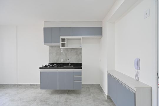 Cozinha de apartamento para alugar com 1 quarto, 30m² em Planalto Paulista, São Paulo