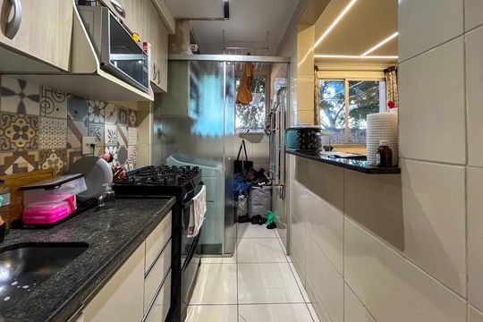 Cozinha de apartamento para alugar com 2 quartos, 52m² em Vila Moraes, São Paulo