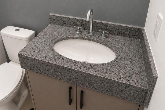 Banheiro de kitnet/studio à venda com 1 quarto, 23m² em Butantã, São Paulo