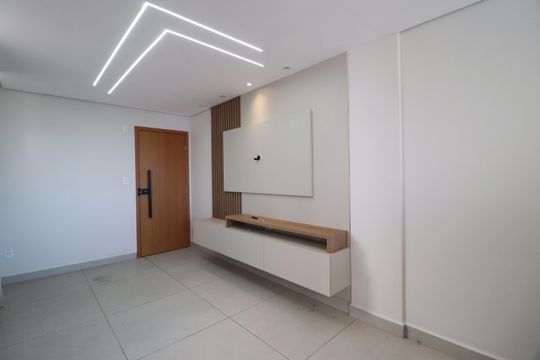 Sala de apartamento para alugar com 2 quartos, 55m² em Novo Mundo, Uberlândia