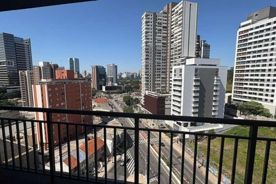 Vista varanda de kitnet/studio à venda com 1 quarto, 23m² em Butantã, São Paulo