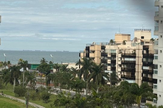 Vista de apartamento para alugar com 3 quartos, 120m² em Jardim Tres Marias, Guarujá