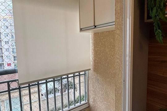Varanda de apartamento à venda com 2 quartos, 45m² em Vila Tolstoi, São Paulo
