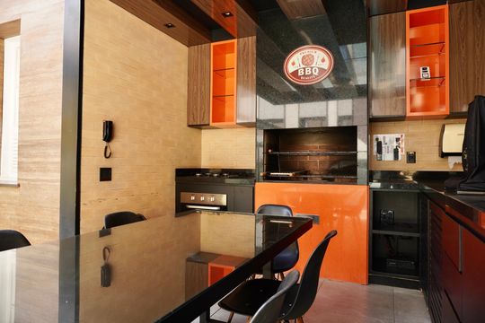 Área comum - Espaço Gourmet  de apartamento para alugar com 1 quarto, 90m² em Santa Efigênia, Belo Horizonte