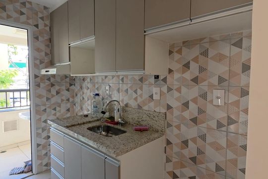 Cozinha de apartamento para alugar com 2 quartos, 40m² em Ipiranga, São Paulo