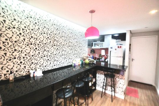 Sala de Jantar de apartamento à venda com 2 quartos, 52m² em Vila Paranagua, São Paulo