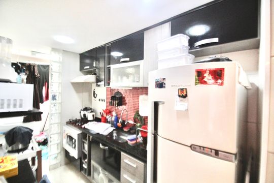 Cozinha de apartamento à venda com 2 quartos, 52m² em Vila Paranagua, São Paulo