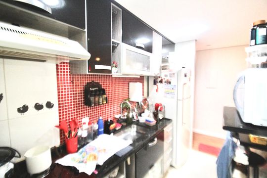 Cozinha de apartamento à venda com 2 quartos, 52m² em Vila Paranagua, São Paulo