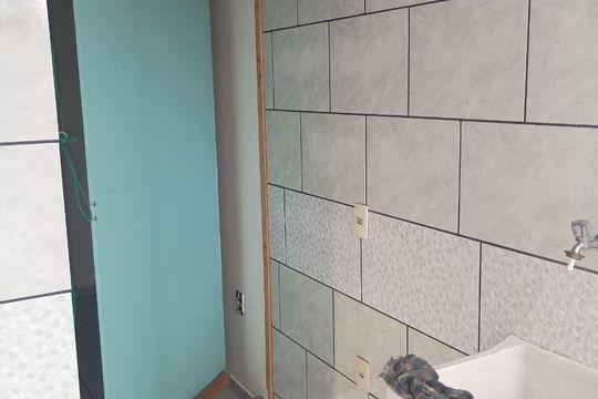 Cozinha de casa para alugar com 2 quartos, 55m² em Conceição, Osasco