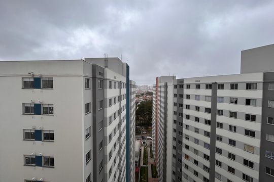 Vista Sala de apartamento para alugar com 2 quartos, 34m² em Usina Piratininga, São Paulo