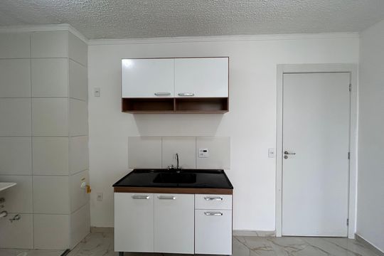 Cozinha de apartamento para alugar com 2 quartos, 34m² em Usina Piratininga, São Paulo