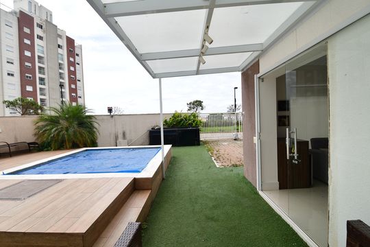 Quarto 1 - Vista de apartamento para alugar com 2 quartos, 217m² em Fazenda Santa Cândida, Campinas