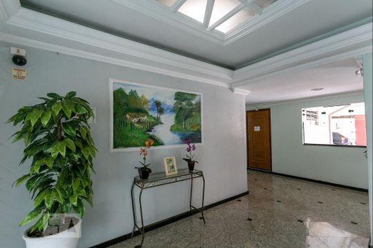 Área comum - Hall de apartamento para alugar com 2 quartos, 81m² em Jardim Copacabana, São Bernardo do Campo