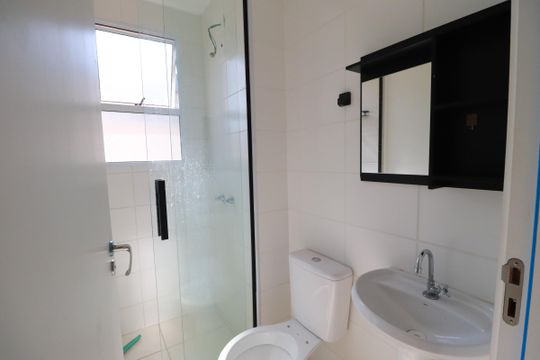 Banheiro  de apartamento para alugar com 1 quarto, 58m² em Maubisa, Ribeirão Preto