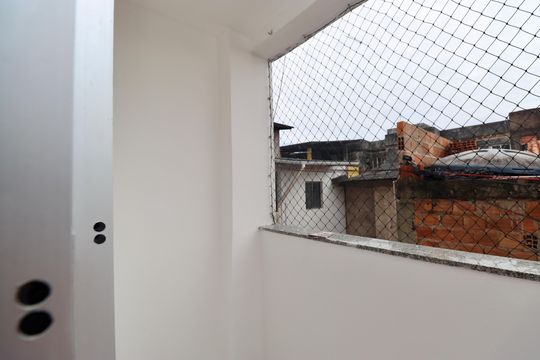 Varanda da sala de apartamento para alugar com 2 quartos, 40m² em Itapuã, Salvador