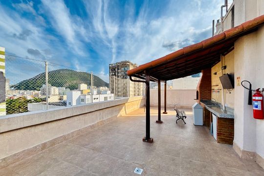 Área comum de apartamento à venda com 2 quartos, 70m² em Botafogo, Rio de Janeiro