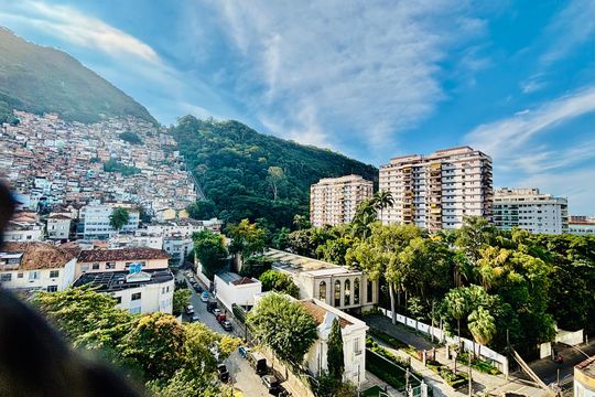 Vista do quarto de apartamento à venda com 2 quartos, 70m² em Botafogo, Rio de Janeiro