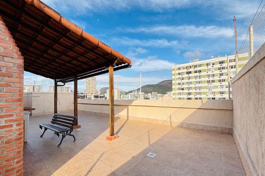 Área comum de apartamento à venda com 2 quartos, 70m² em Botafogo, Rio de Janeiro