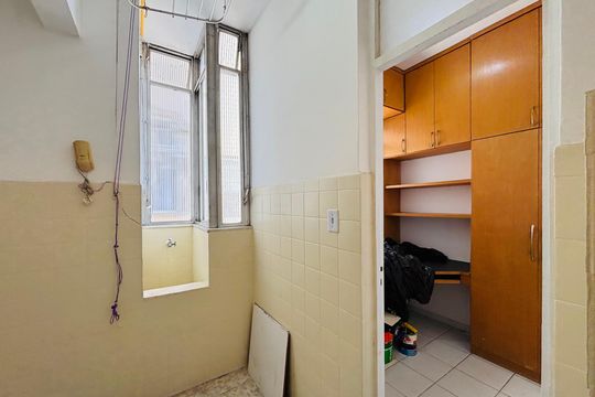 Área de serviço de apartamento à venda com 2 quartos, 70m² em Botafogo, Rio de Janeiro