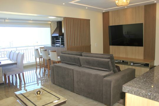 Sala de apartamento à venda com 2 quartos, 97m² em Jardim Santa Edwirges, Guarulhos