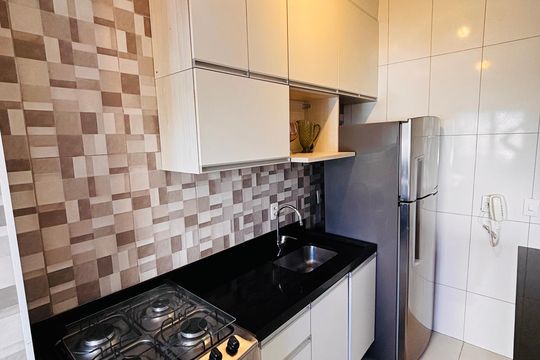 Cozinha de apartamento para alugar com 2 quartos, 48m² em Novo Osasco, Osasco