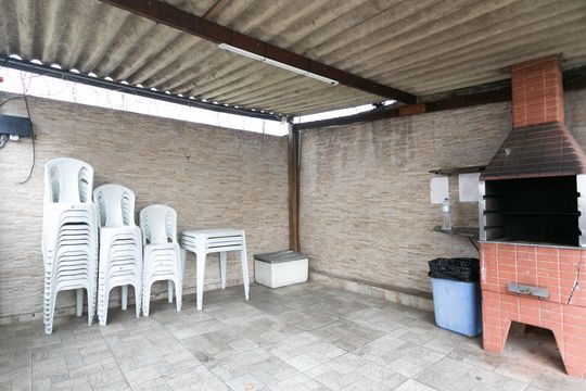 Área comum - Churrasqueira de apartamento para alugar com 2 quartos, 53m² em Conjunto Habitacional Fazenda do Carmo, São Paulo