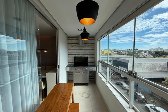 Varanda de apartamento à venda com 2 quartos, 70m² em Castelo, Belo Horizonte