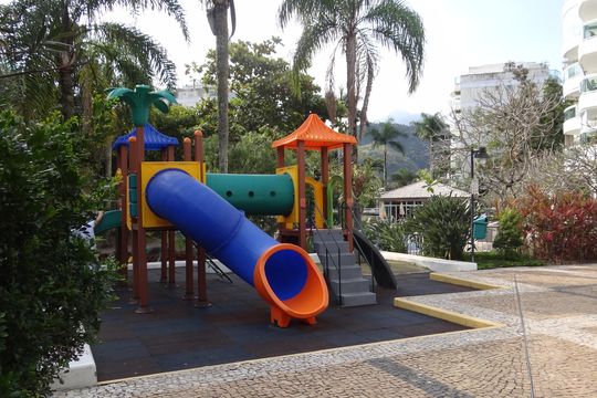 Área comum - Playground de apartamento para alugar com 2 quartos, 90m² em Barra da Tijuca, Rio de Janeiro