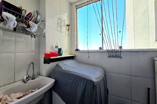 Área de serviço de apartamento à venda com 3 quartos, 90m² em Jardim Guanabara, Belo Horizonte
