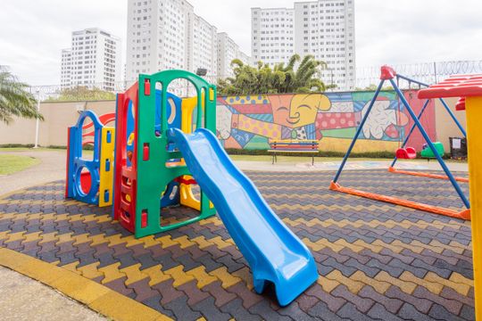 Área comum - Playground de apartamento para alugar com 2 quartos, 49m² em Jardim Sabara, São Paulo