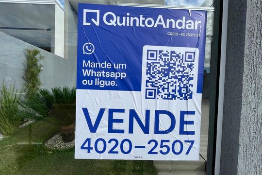 Placa instalada em 15/08/2026 com o código TWXX-2 de casa à venda com 3 quartos, 89m² em Campestre, São Leopoldo