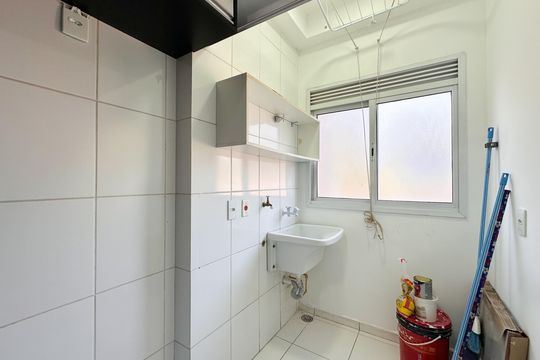 Área de Serviço de apartamento para alugar com 2 quartos, 56m² em Vila Planalto, São Bernardo do Campo