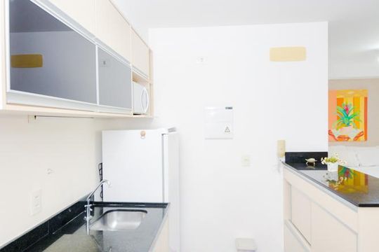 Cozinha de kitnet/studio para alugar com 1 quarto, 38m² em Portal dos Gramados, Guarulhos