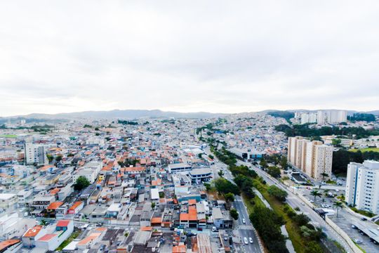 Vista da Varanda de kitnet/studio para alugar com 1 quarto, 38m² em Portal dos Gramados, Guarulhos