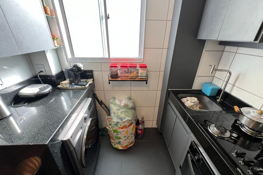 Área de Serviço de apartamento à venda com 2 quartos, 44m² em Chácara Cotia, Contagem